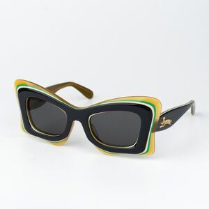 Loewe Women Sunglasses Grey Multicolor Cat Eye LW40140U 20A NEW AUTHENTIC